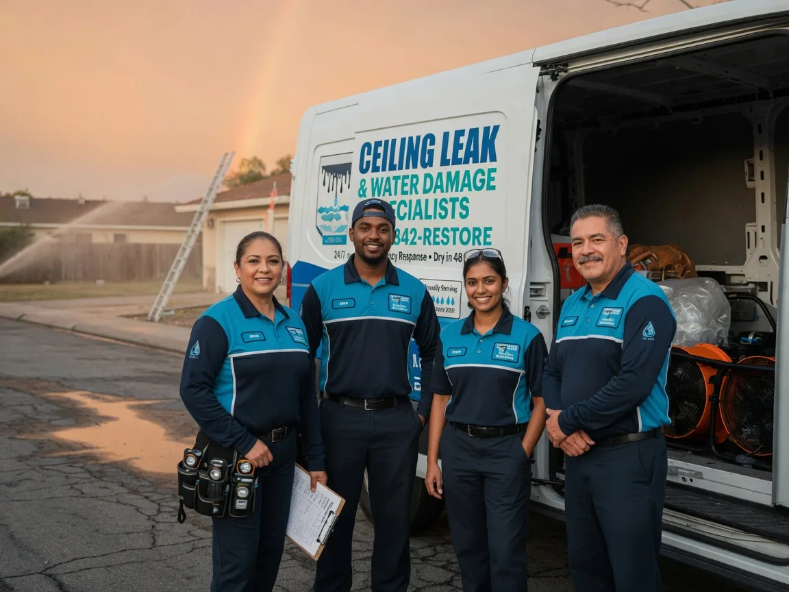Ceiling Leak Cleanup company in Blue Grass, IA
