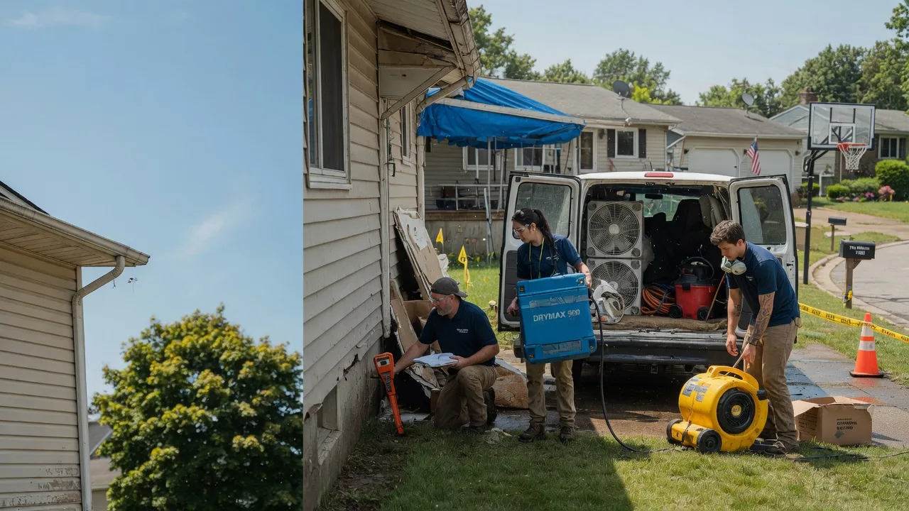 Ceiling Leak Cleanup in Blue Grass, IA near me